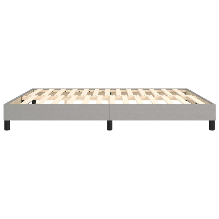 Boxspringframe stof lichtgrijs 180x200 cm