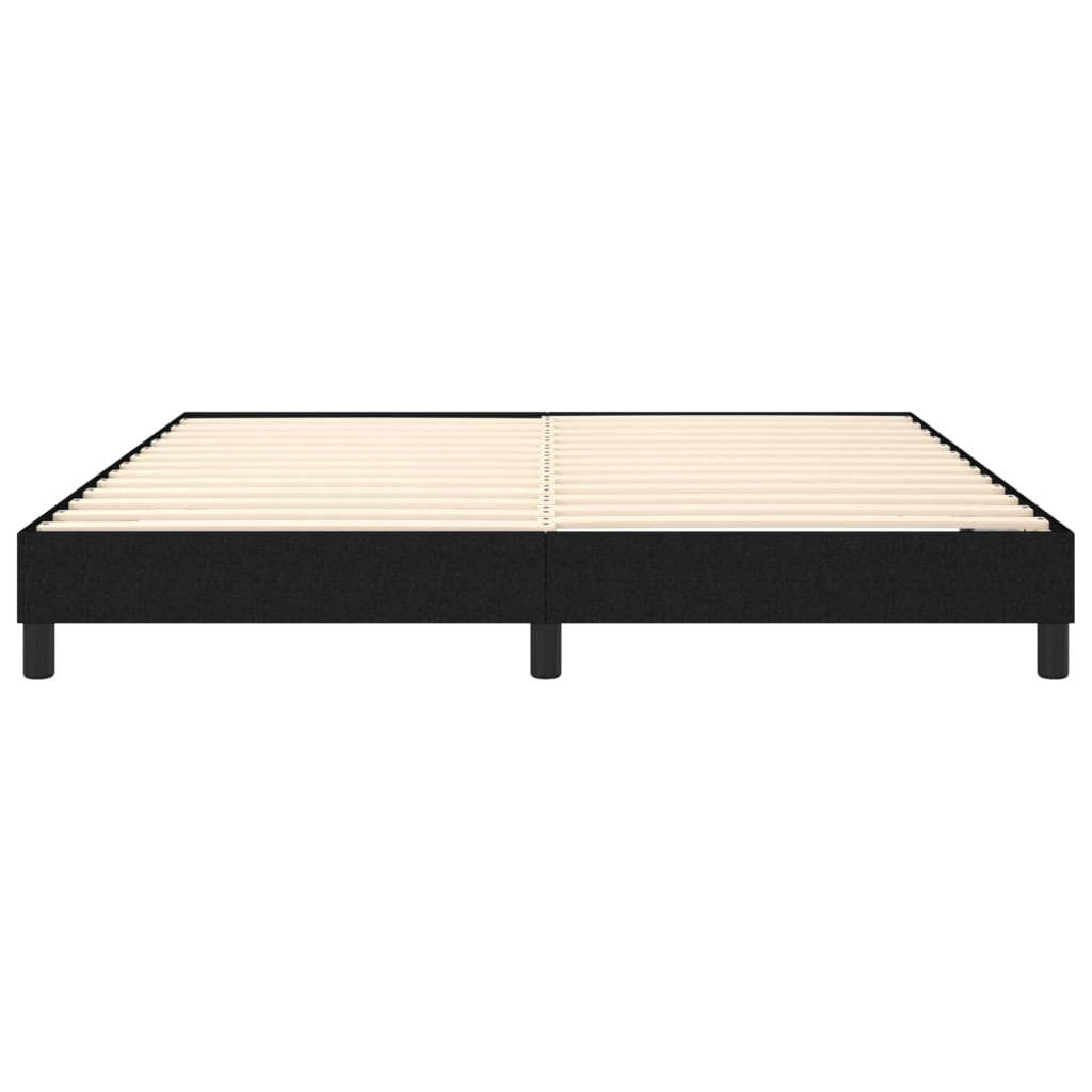 Boxspringframe stof zwart 180x200 cm