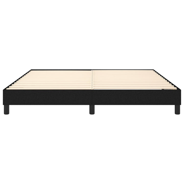 Boxspringframe stof zwart 180x200 cm