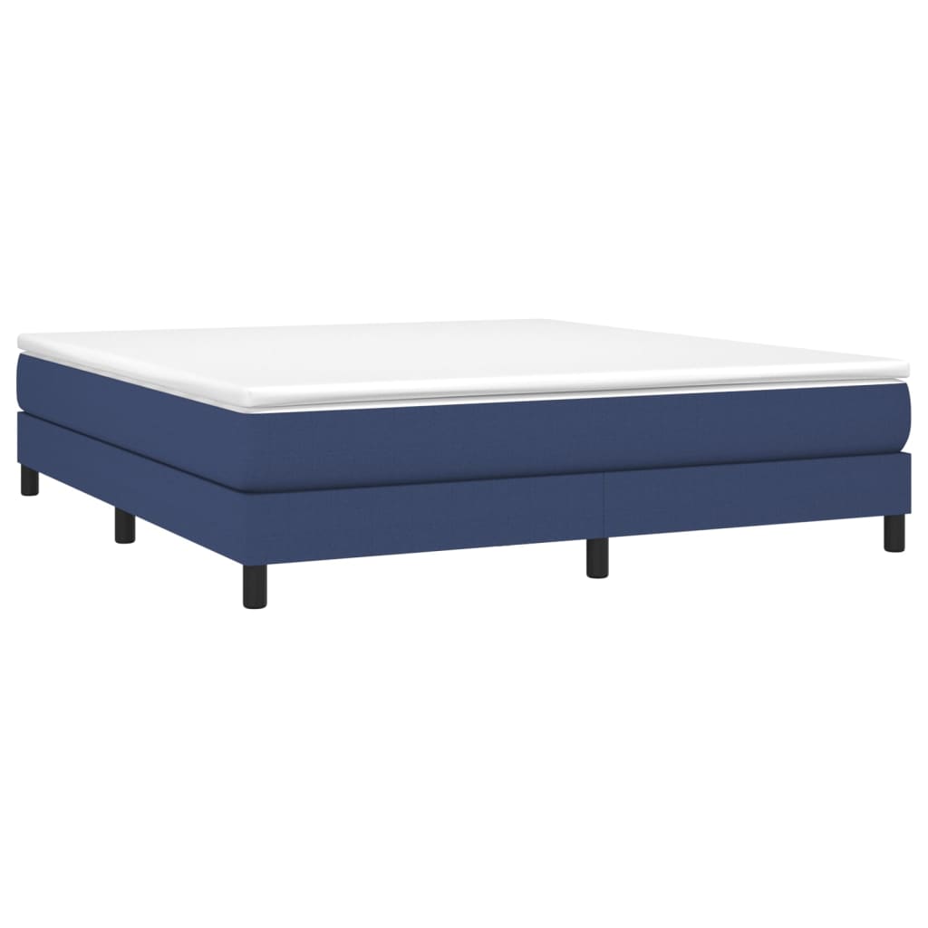 Boxspringframe stof blauw 180x200 cm