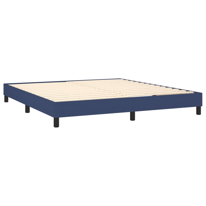 Boxspringframe stof blauw 180x200 cm