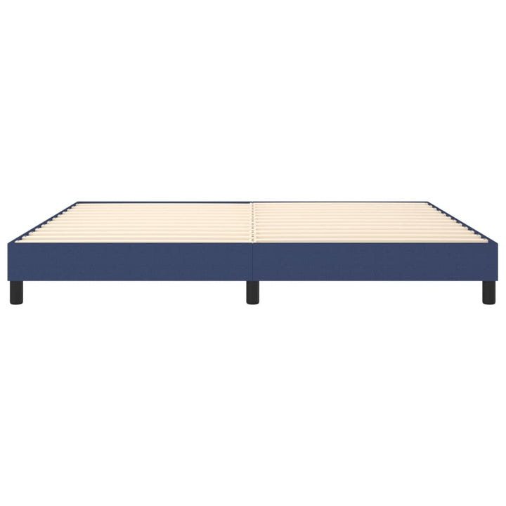 Boxspringframe stof blauw 200x200 cm