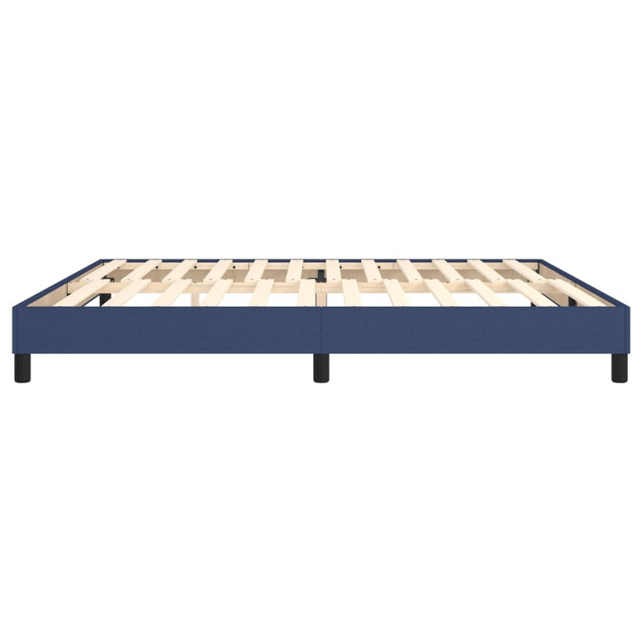 Boxspringframe stof blauw 200x200 cm