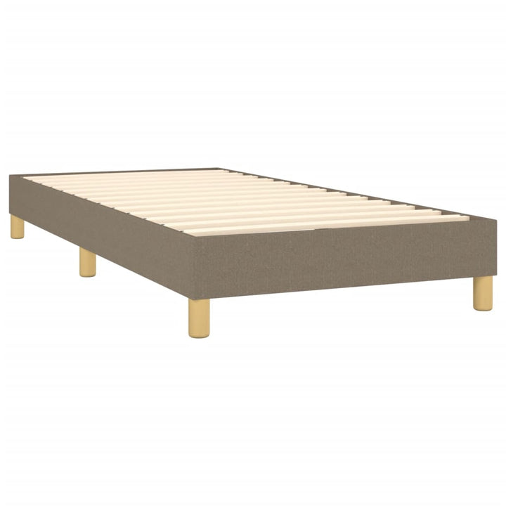 Boxspringframe stof taupe 80x200 cm