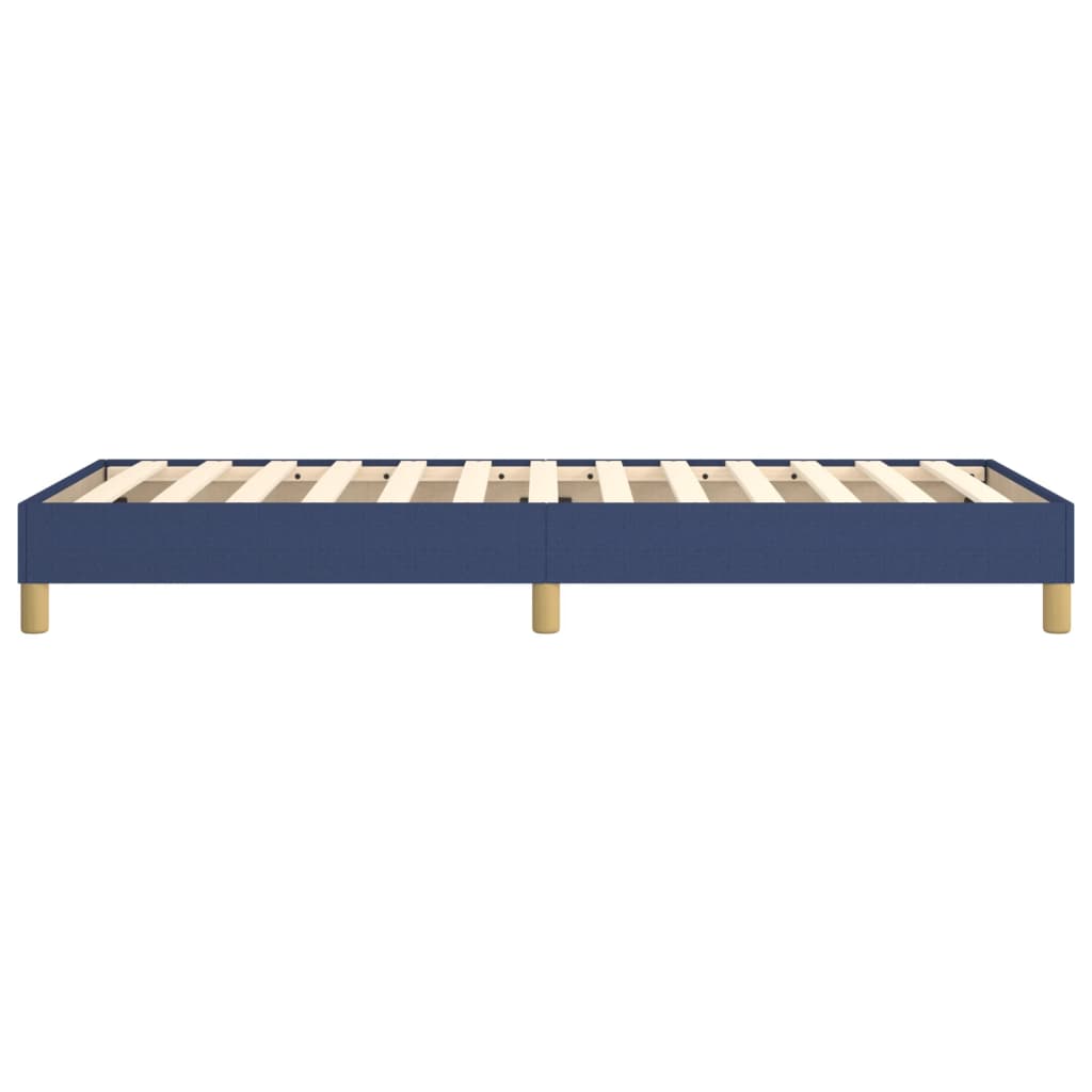 Boxspringframe stof blauw 80x200 cm