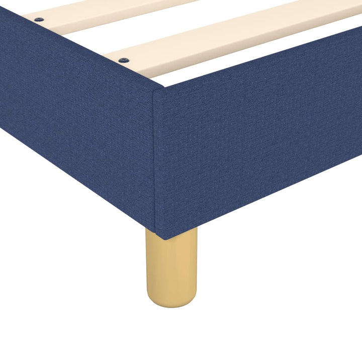 Boxspringframe stof blauw 80x200 cm