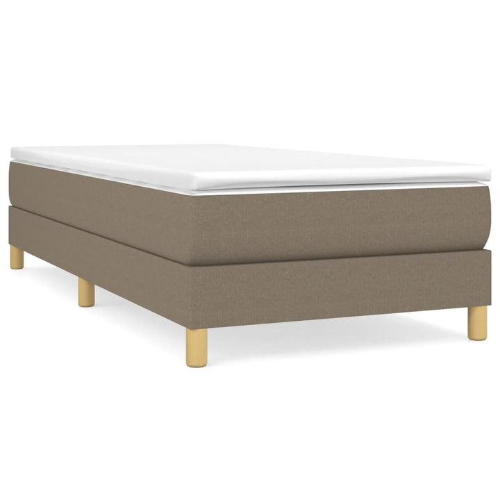 Boxspringframe stof taupe 90x200 cm