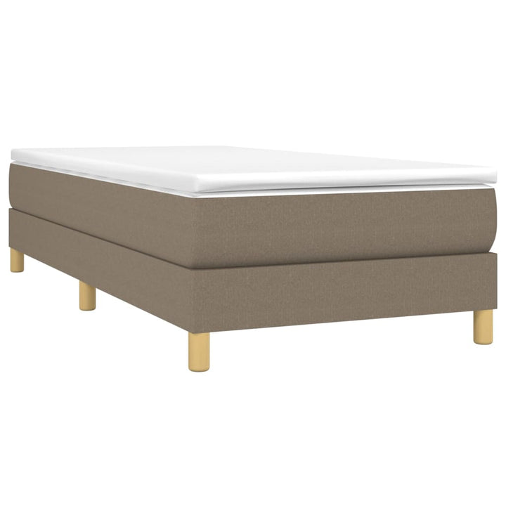 Boxspringframe stof taupe 90x200 cm