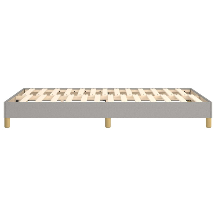 Boxspringframe stof lichtgrijs 120x200 cm