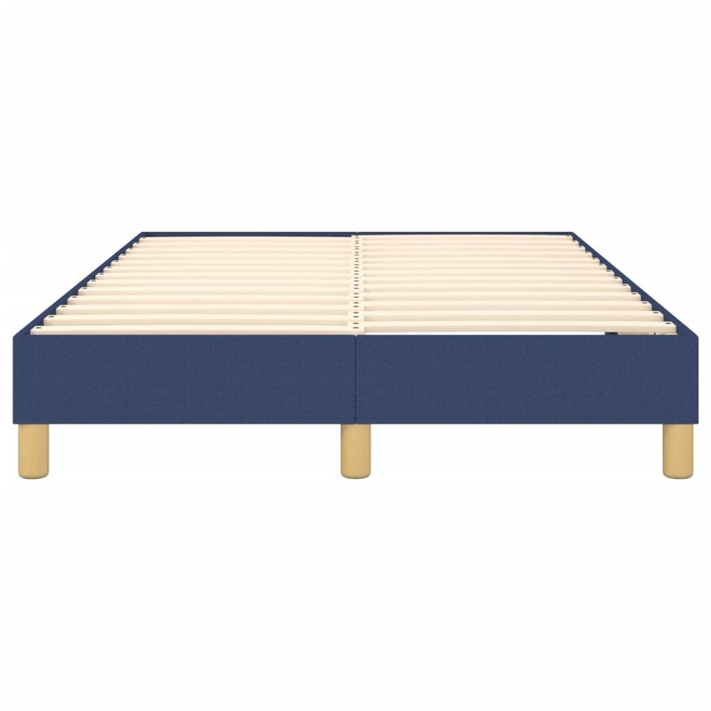 Boxspringframe stof blauw 120x200 cm