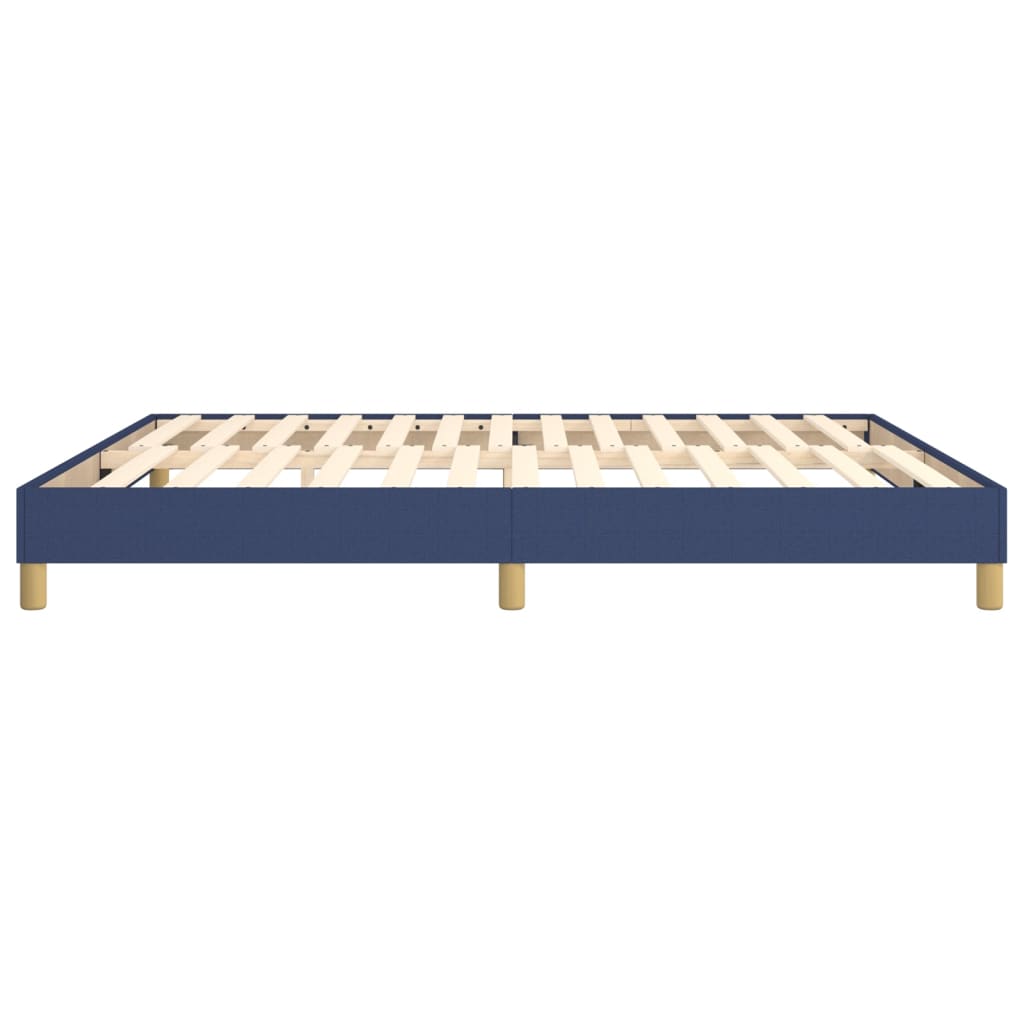 Boxspringframe stof blauw 160x200 cm