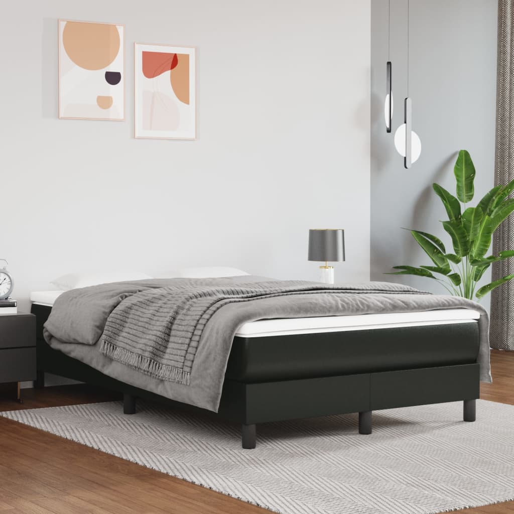 Boxspringframe kunstleer zwart 120x200 cm