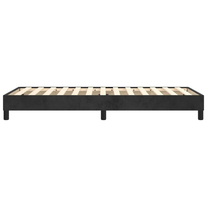 Boxspringframe fluweel zwart 80x200 cm