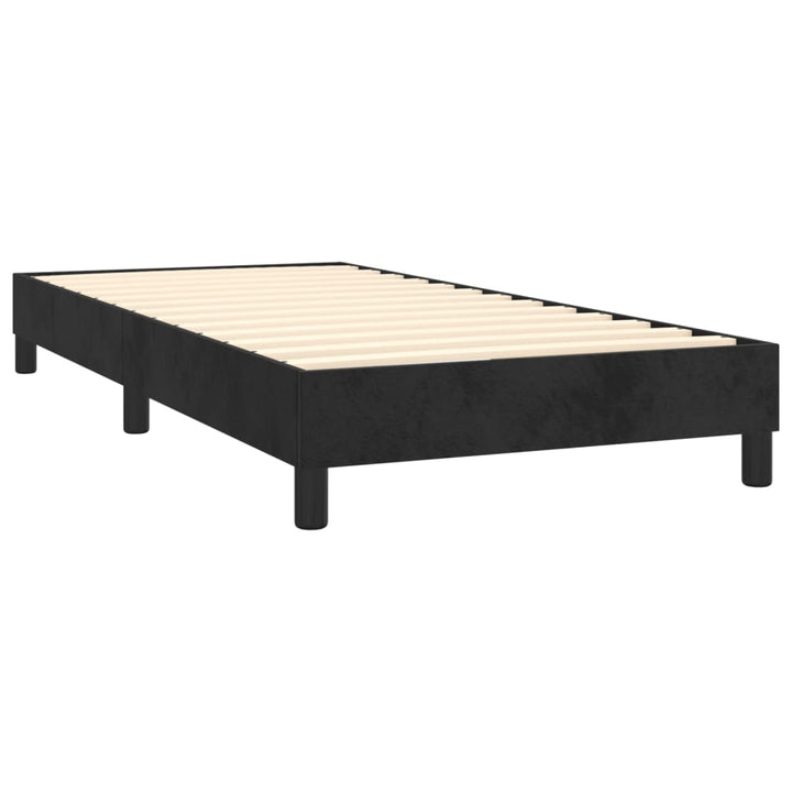 Boxspringframe fluweel zwart 90x190 cm