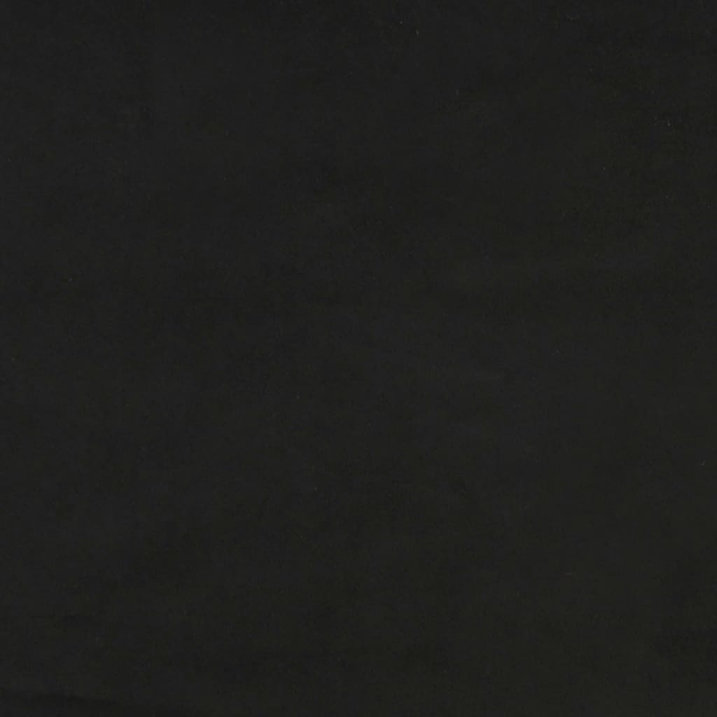 Boxspringframe fluweel zwart 100x200 cm