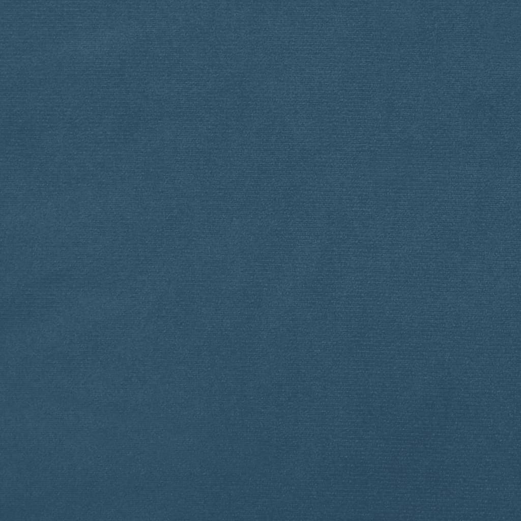 Boxspringframe fluweel donkerblauw 100x200 cm