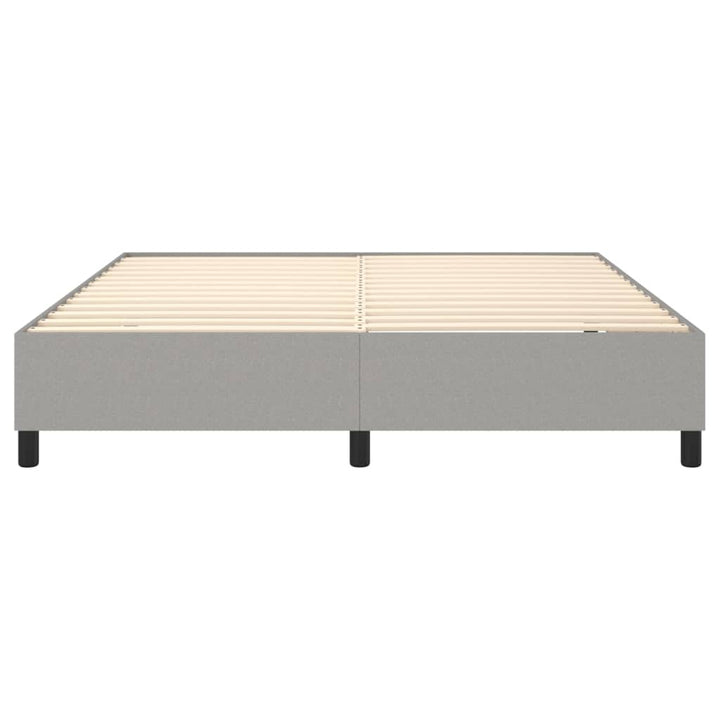 Boxspringframe stof lichtgrijs 160x200 cm