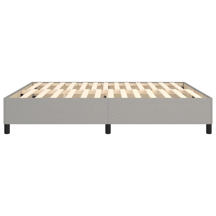 Boxspringframe stof lichtgrijs 160x200 cm