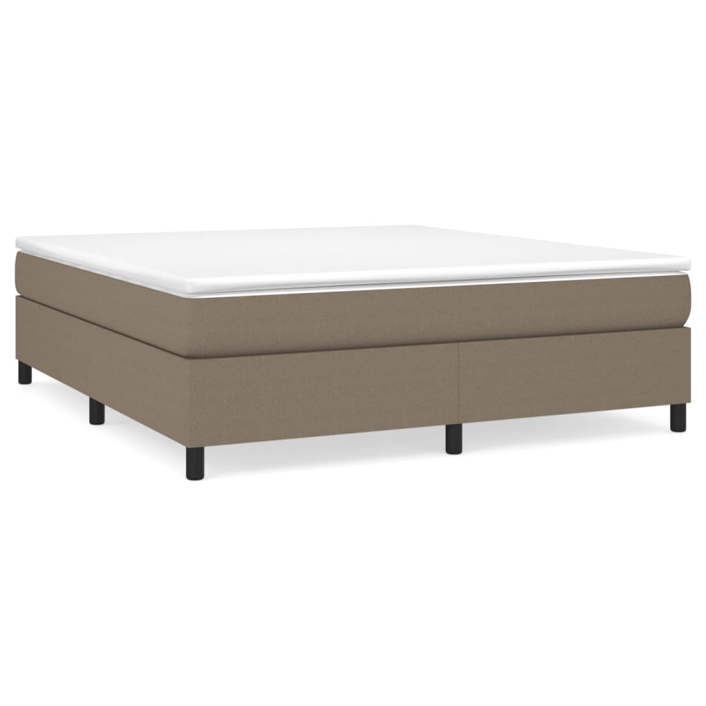 Boxspringframe stof taupe 160x200 cm