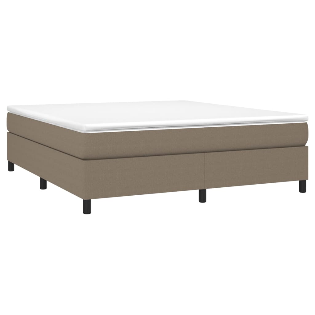 Boxspringframe stof taupe 160x200 cm