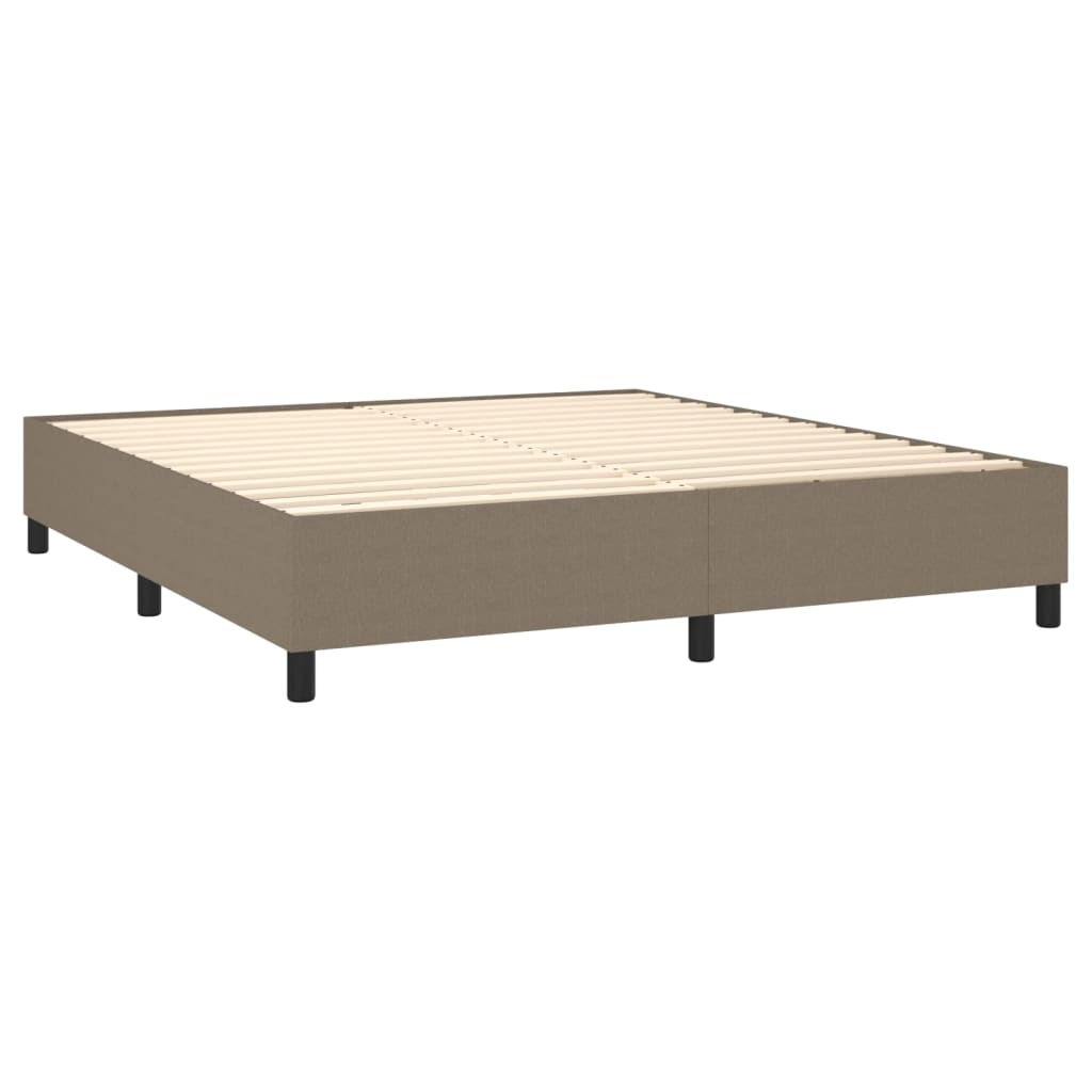 Boxspringframe stof taupe 160x200 cm