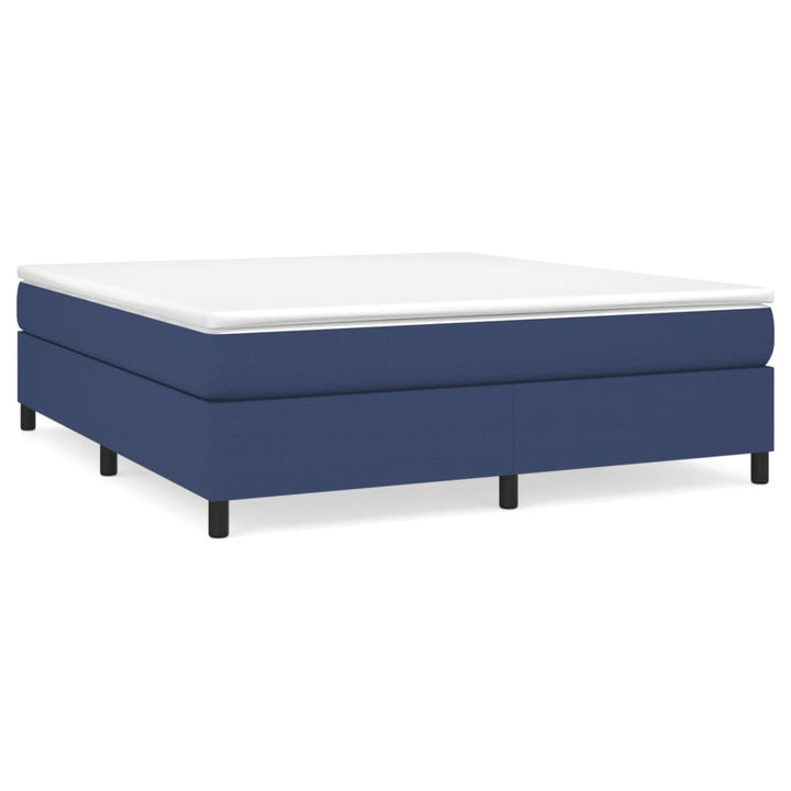 Boxspringframe stof blauw 160x200 cm