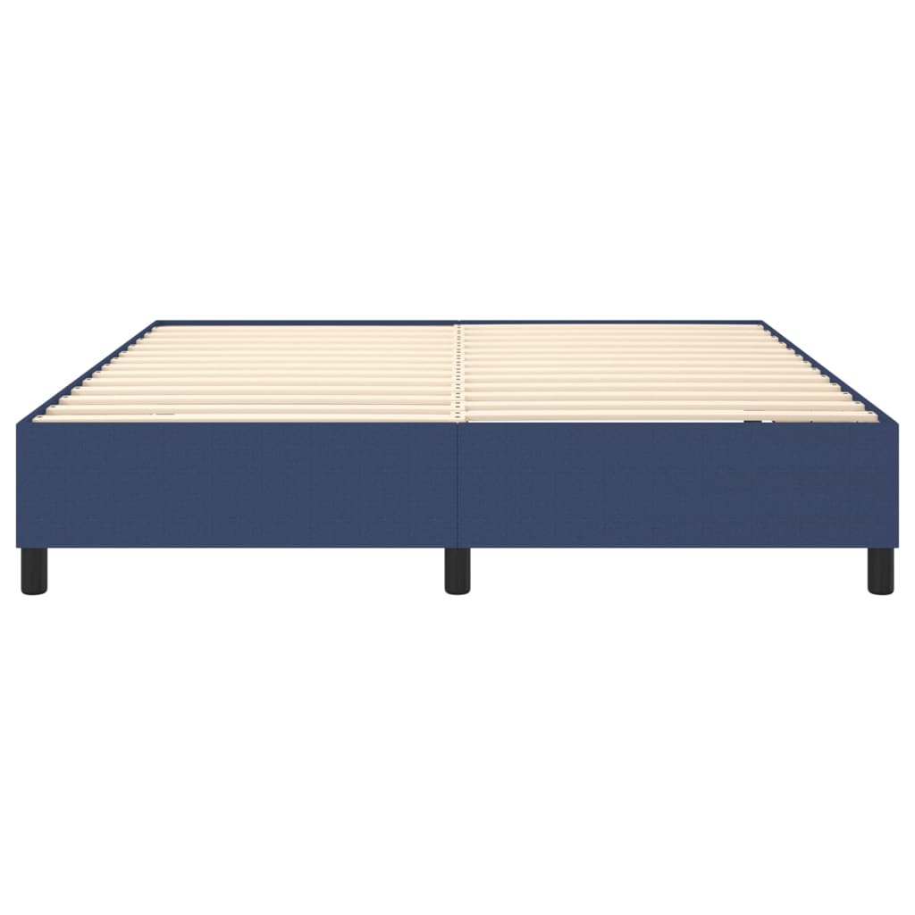 Boxspringframe stof blauw 160x200 cm