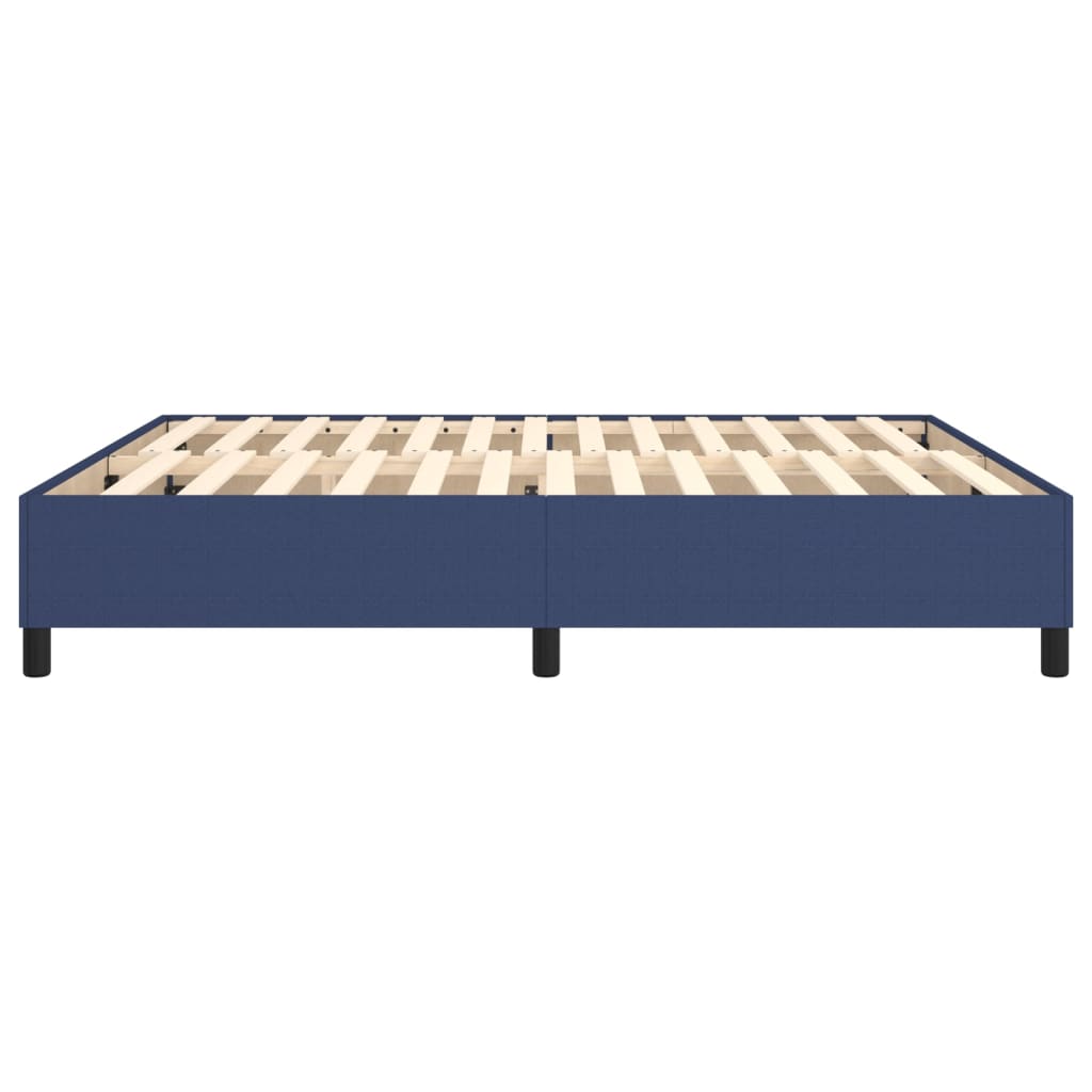 Boxspringframe stof blauw 160x200 cm