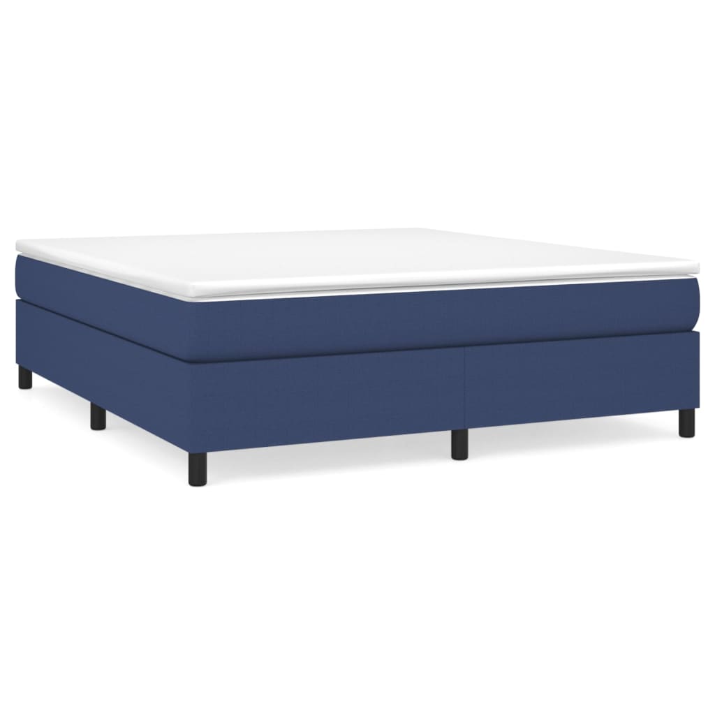 Boxspringframe stof blauw 180x200 cm