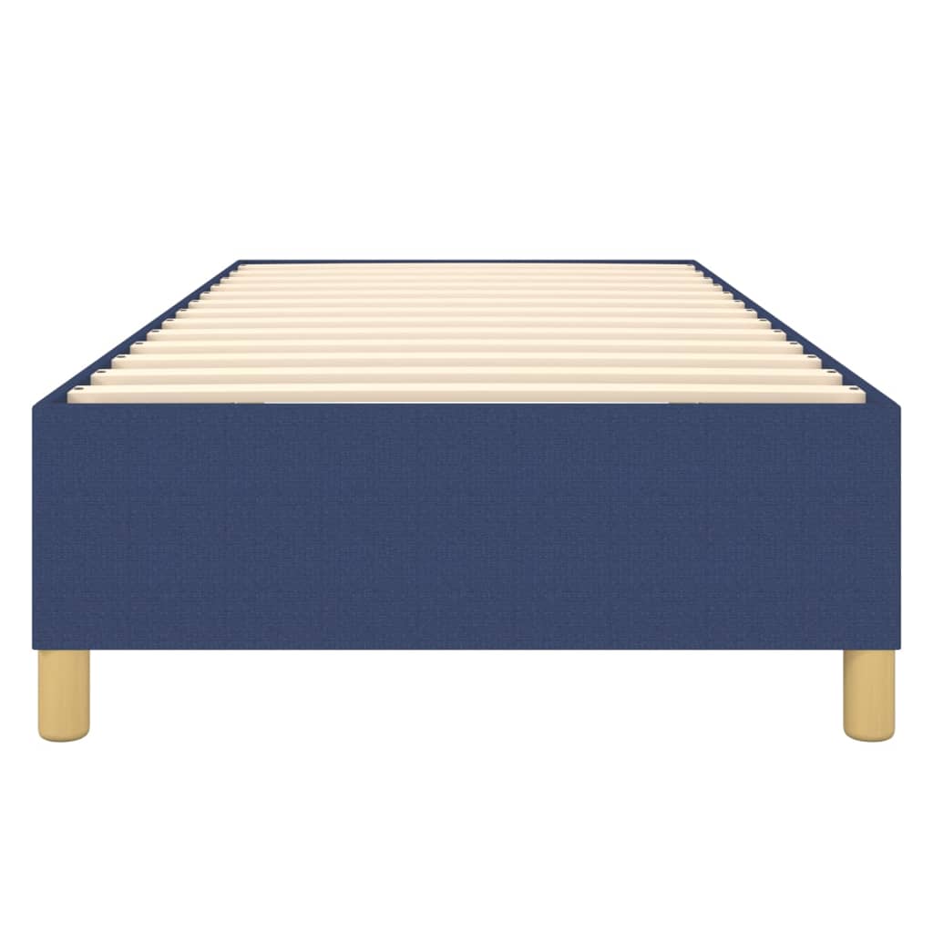 Boxspringframe stof blauw 80x200 cm