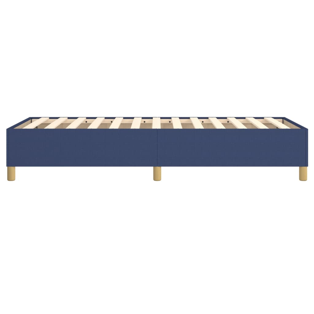 Boxspringframe stof blauw 80x200 cm