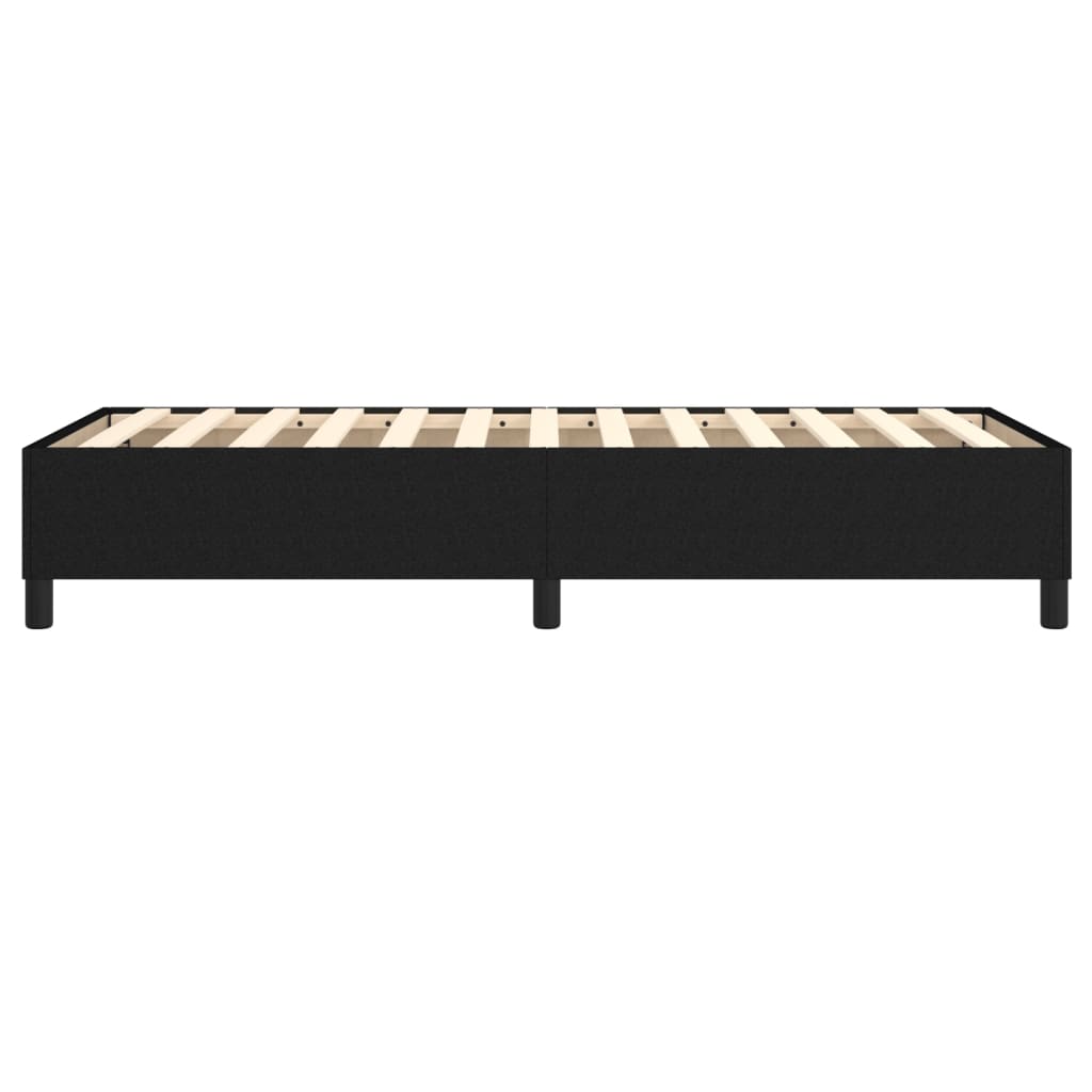 Boxspringframe stof zwart 90x190 cm