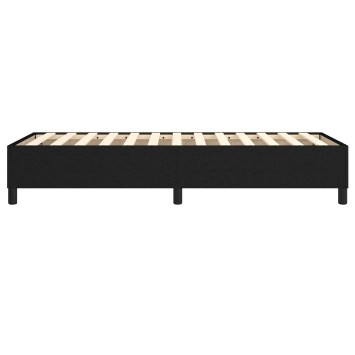 Boxspringframe stof zwart 90x190 cm