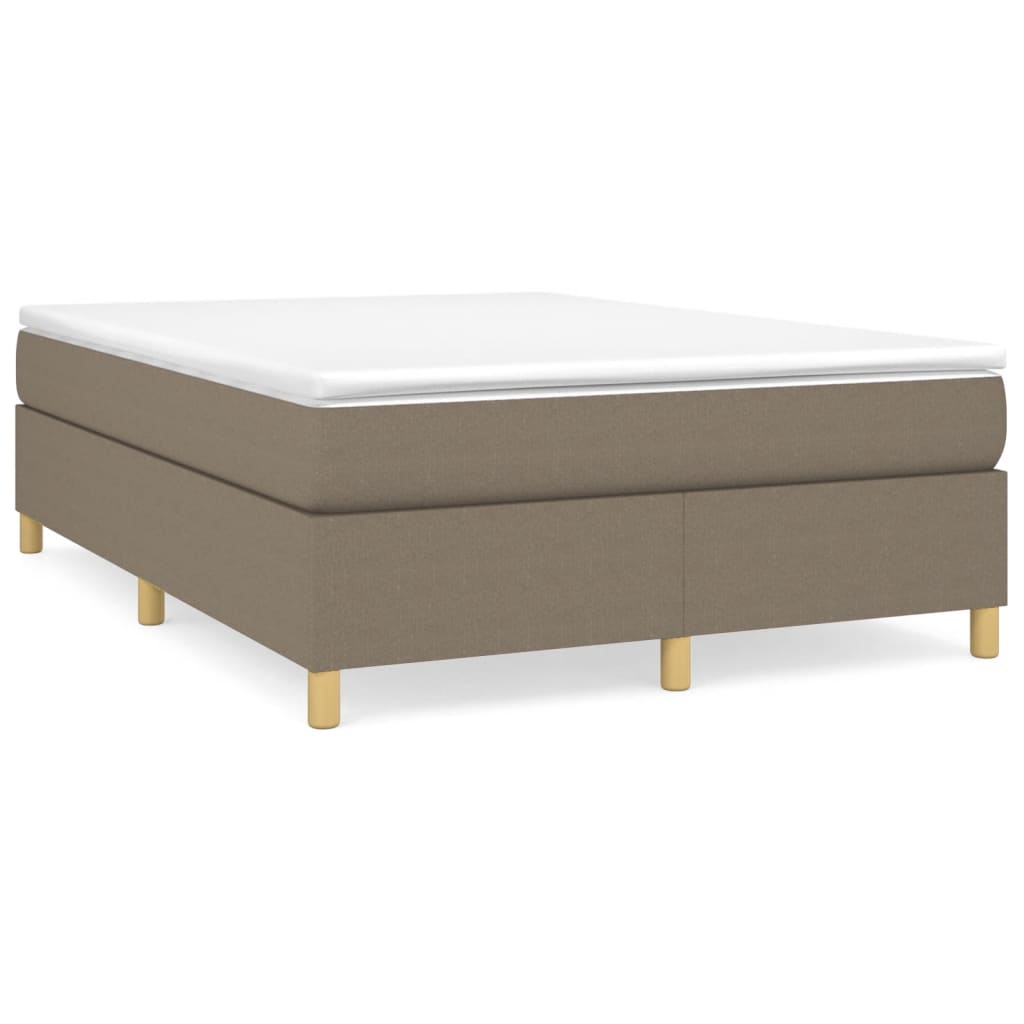 Boxspringframe stof taupe 140x190 cm