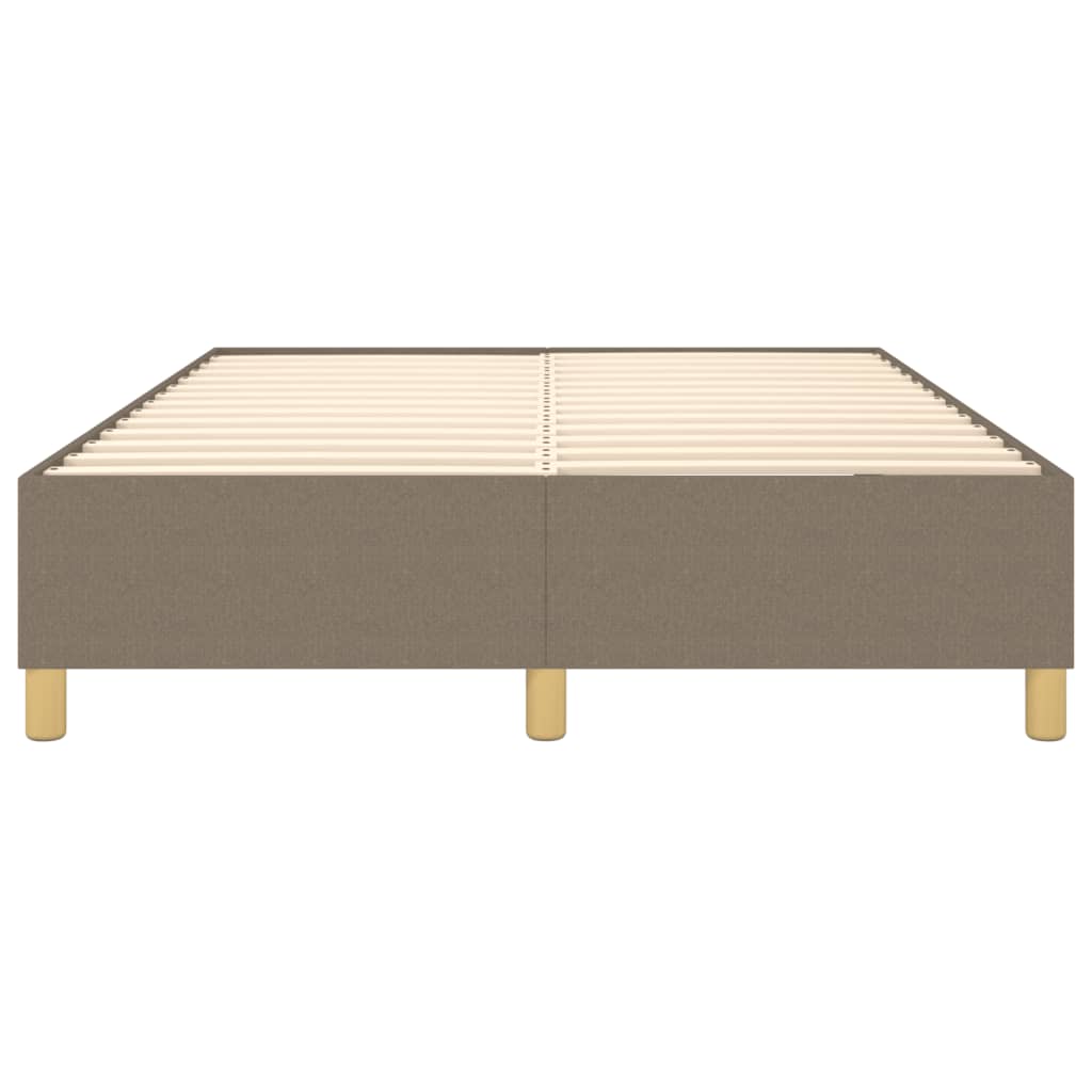 Boxspringframe stof taupe 140x190 cm