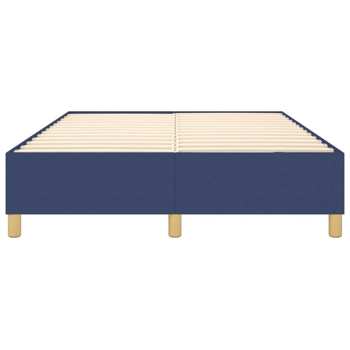 Boxspringframe stof blauw 140x190 cm