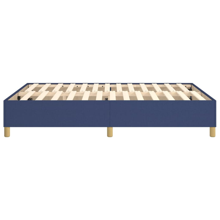 Boxspringframe stof blauw 140x190 cm