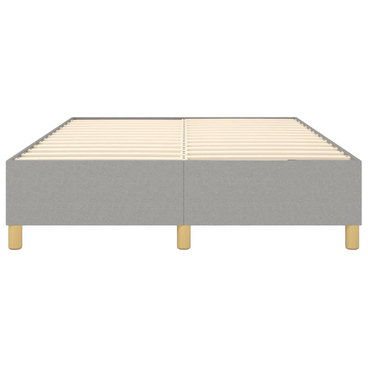 Boxspringframe stof lichtgrijs 140x200 cm