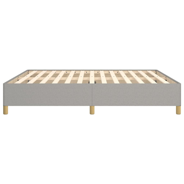 Boxspringframe stof lichtgrijs 160x200 cm