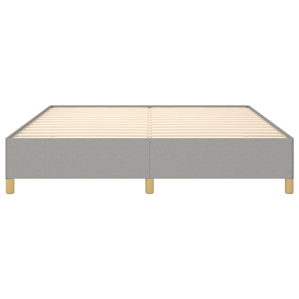 Boxspringframe stof lichtgrijs 180x200 cm