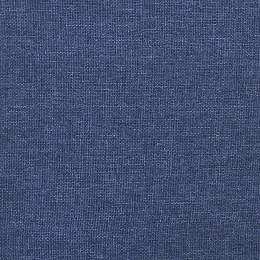 vidaXL Boxspringframe stof blauw 180x200 cm