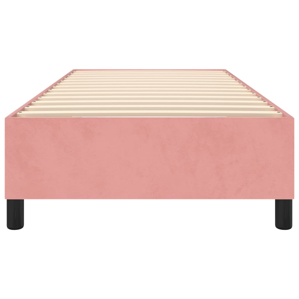 Boxspringframe fluweel roze 80x200 cm