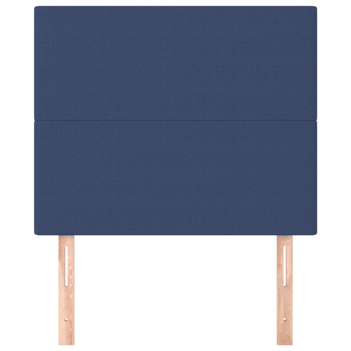 Hoofdborden 2 st 90x5x78/88 cm stof blauw