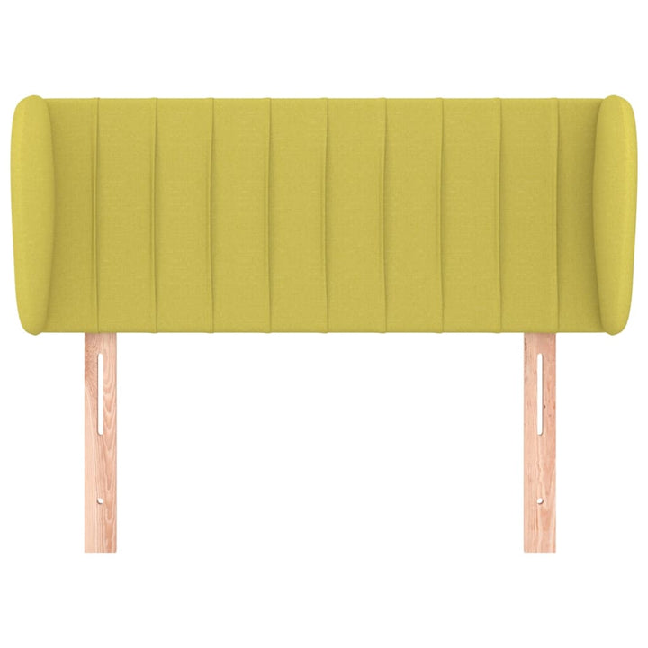 Hoofdbord met randen 93x23x78/88 cm stof groen