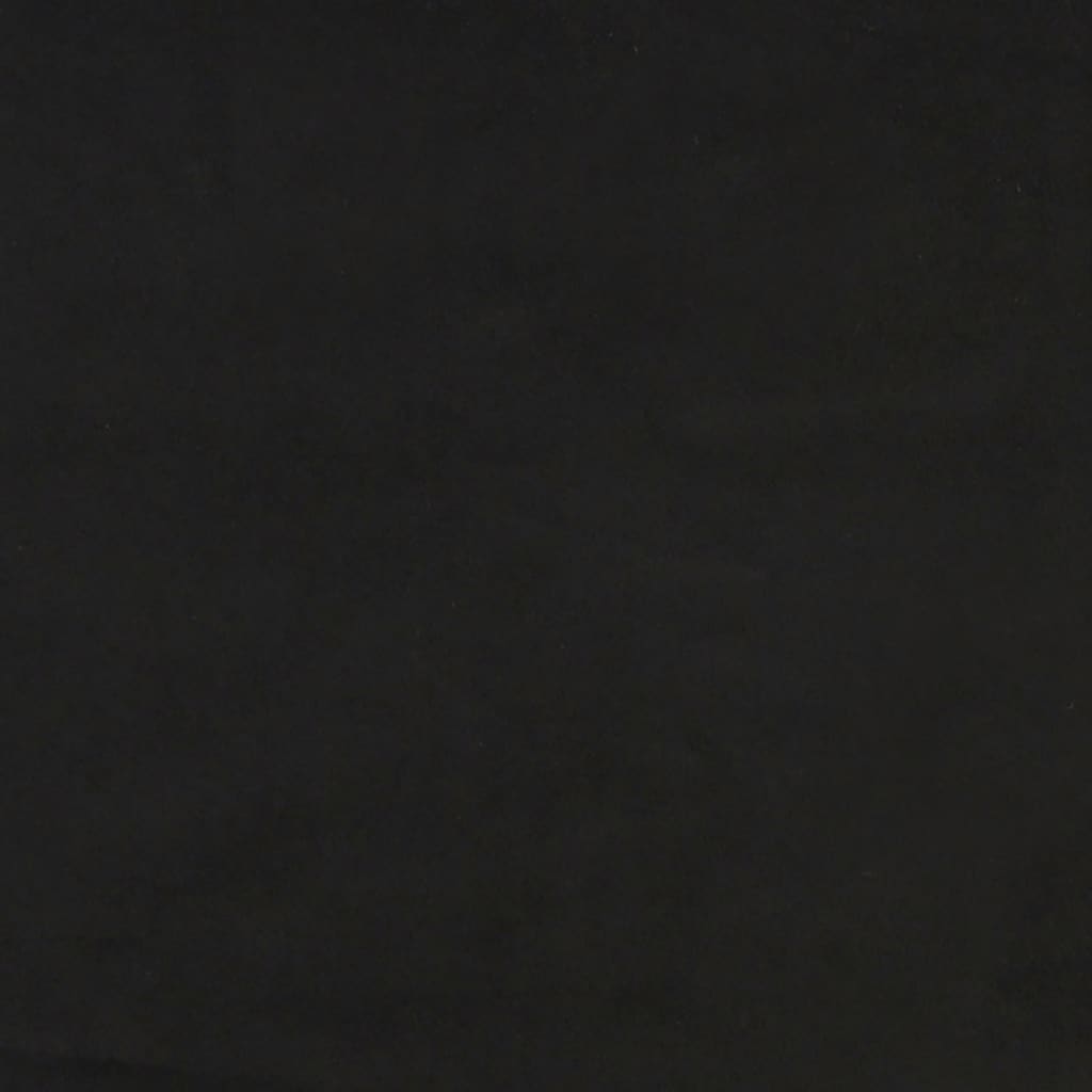 Hoofdbord met randen 93x23x78/88 cm fluweel zwart