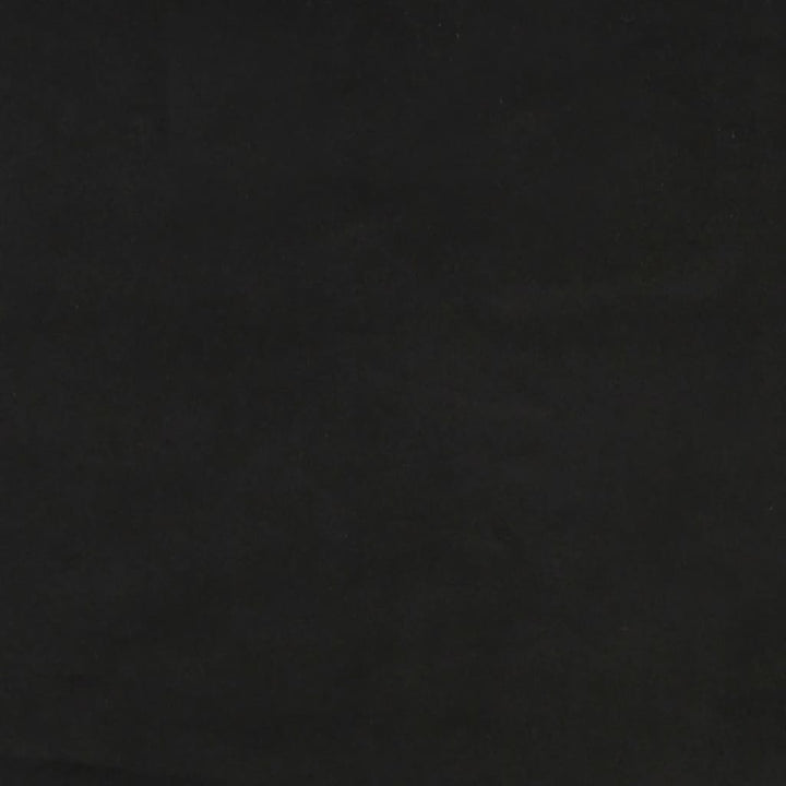 Hoofdbord met randen 183x23x78/88 cm fluweel zwart
