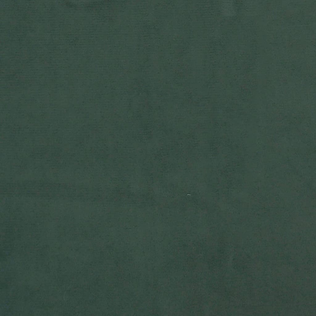 Hoofdbord met randen 147x23x118/128 cm fluweel donkergroen