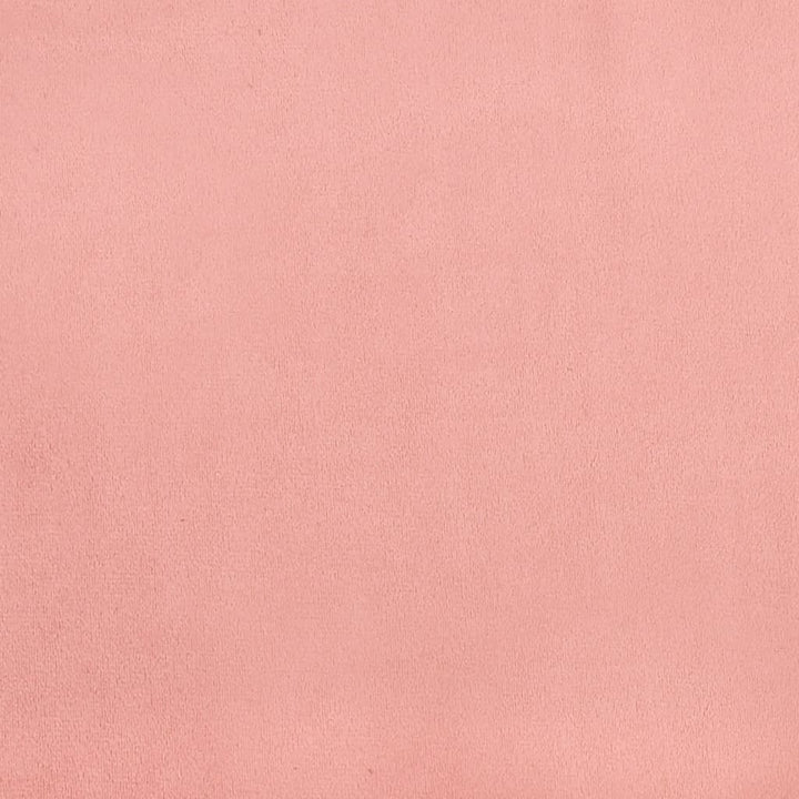 Hoofdbord met randen 93x23x118/128 cm fluweel roze