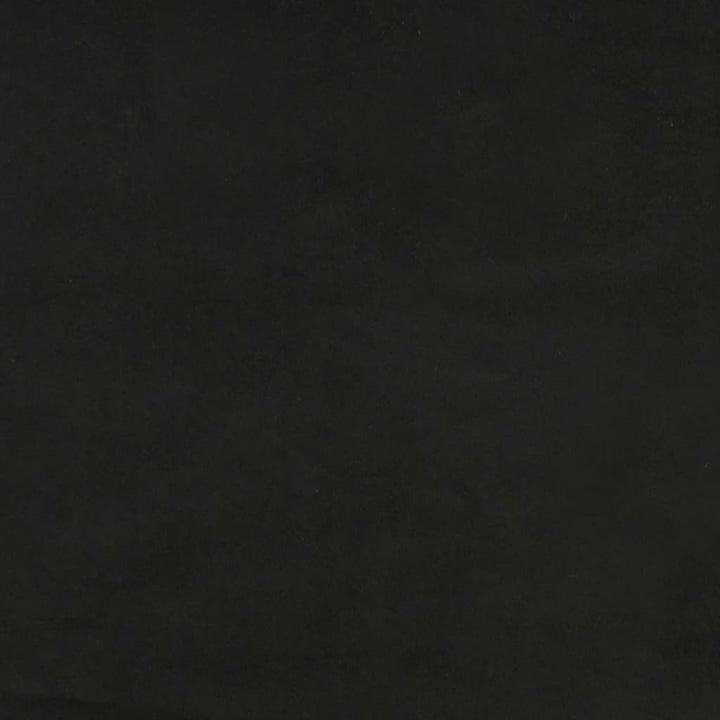Hoofdbord met randen 183x16x118/128 cm fluweel zwart