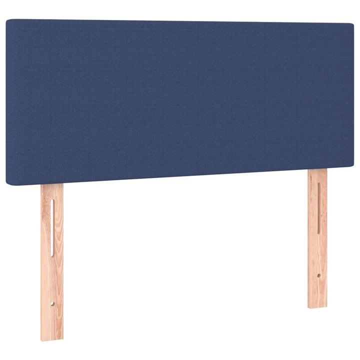 Hoofdbord LED 90x5x78/88 cm stof blauw